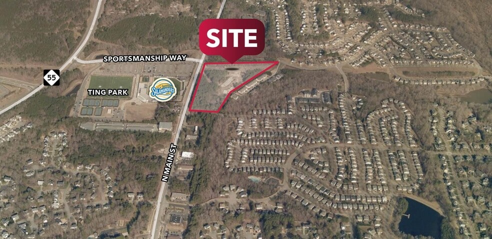 Primary Photo Of 1220 N Main St, Holly Springs Land For Sale