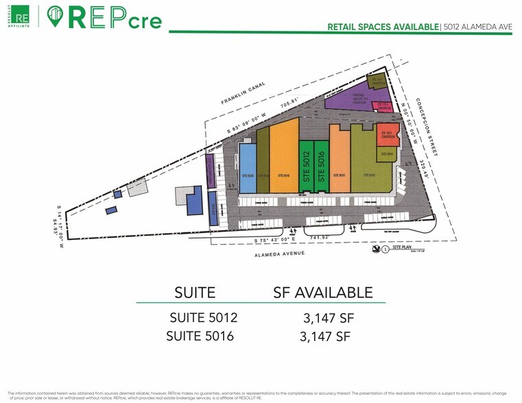 More Photos Of 5000-5038 Alameda Ave, El Paso Unknown For Lease