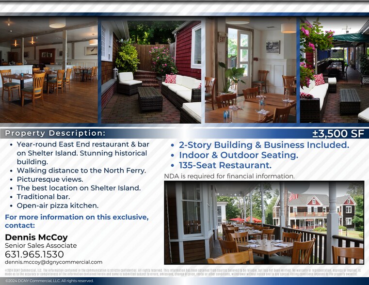 More Photos Of 15 Grand Ave, Shelter Island Heights Restaurant For Sale