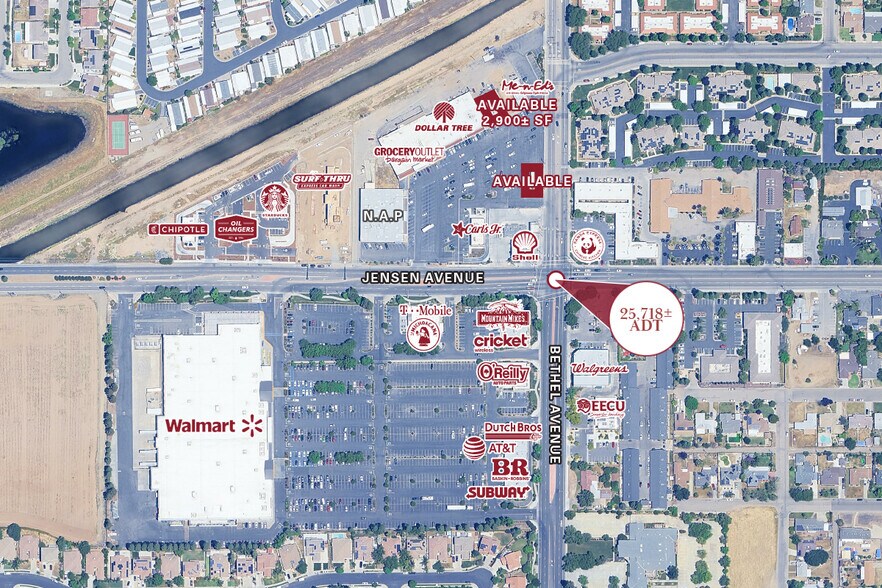 Primary Photo Of 2636-2664 Jensen Ave, Sanger Freestanding For Lease