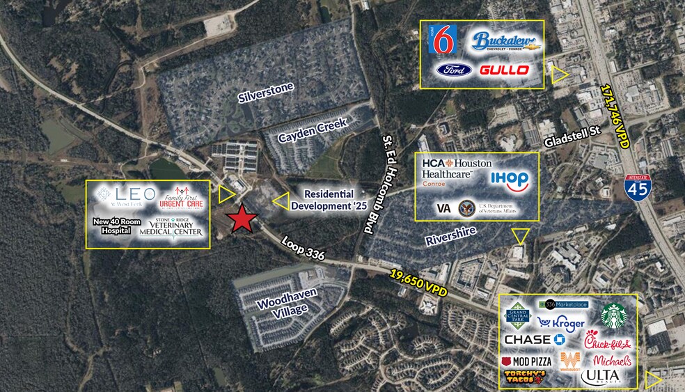 More Photos Of South S Loop 336 W, Conroe Land For Sale