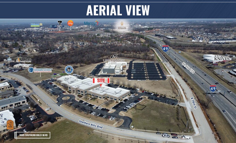 More Photos Of 3605 W Southern Hills Blvd, Rogers Office For Lease