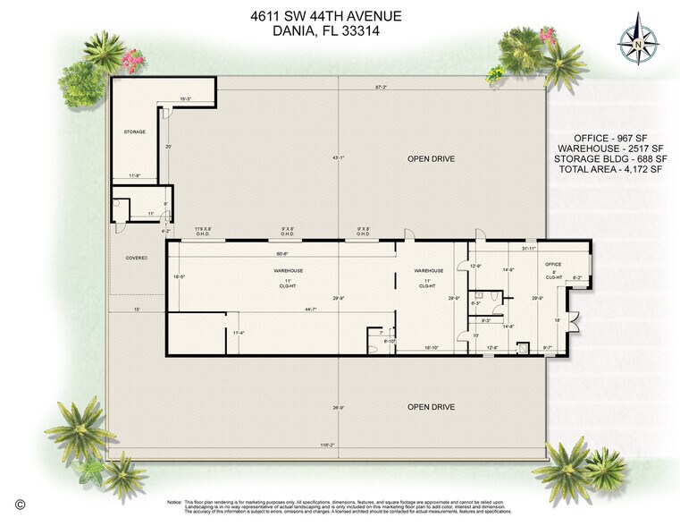 More Photos Of 4611 SW 44th Ave, Dania Warehouse For Lease