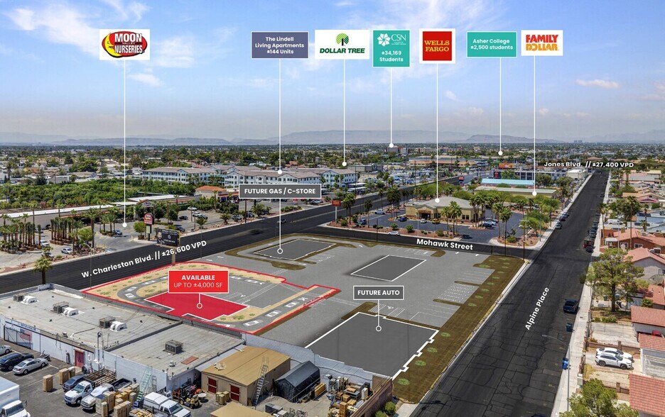 More Photos Of 5300-5350 W Charleston Blvd, Las Vegas Land For Sale