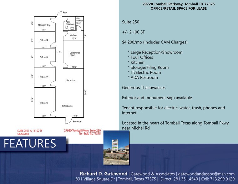 More Photos Of 27910 Tomball Pky, Tomball Unknown For Lease