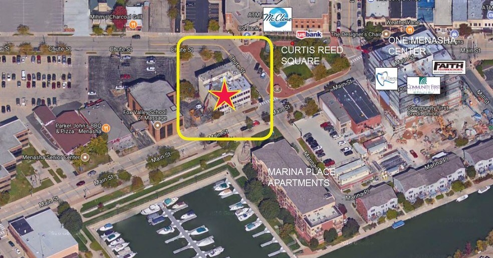 Primary Photo Of 140 Main St, Menasha Office Residential For Sale