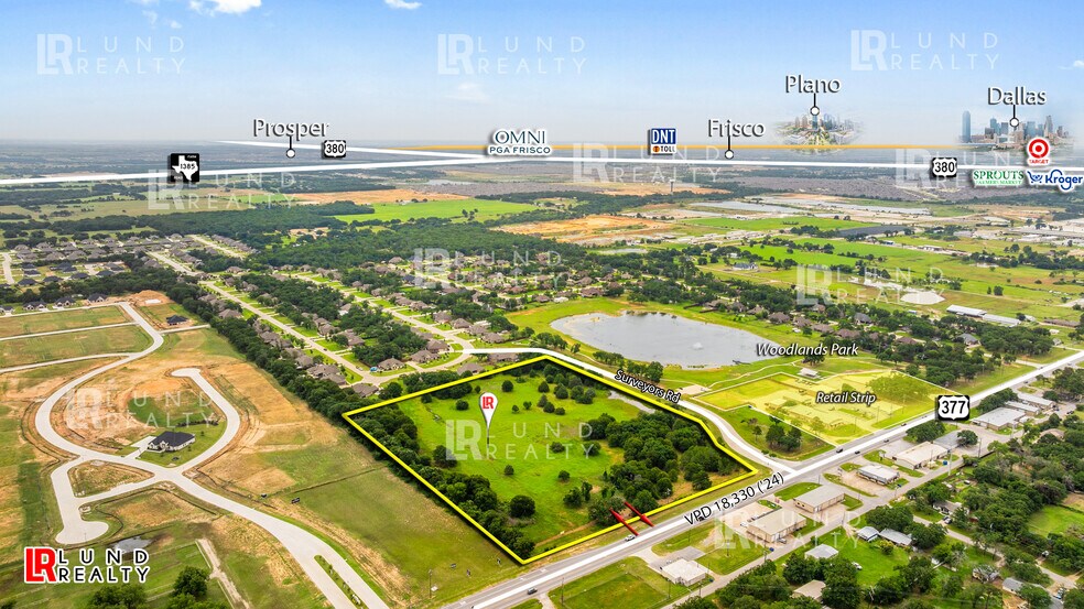 More Photos Of 12.83 Ac US-377 and Surveyors rd, Krugerville Land For Sale