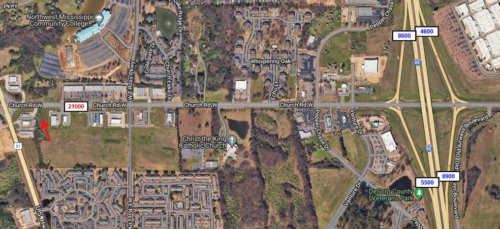 More Photos Of Church Rd & Hwy 51, Southaven Land For Sale