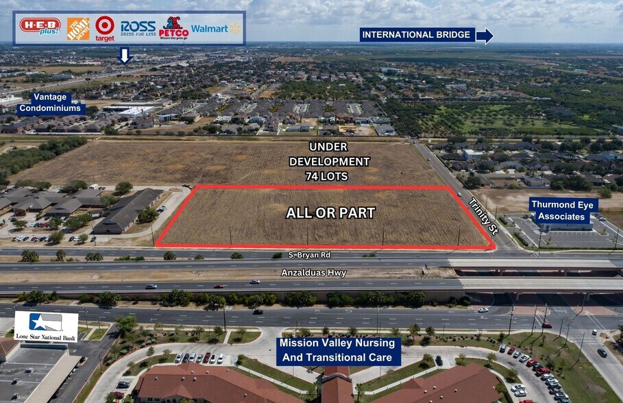 More Photos Of Bryan Road & Trinity Street, Mission Land For Lease