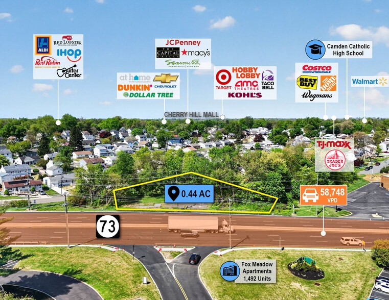 More Photos Of 2937 Route 73, Maple Shade Township Land For Sale