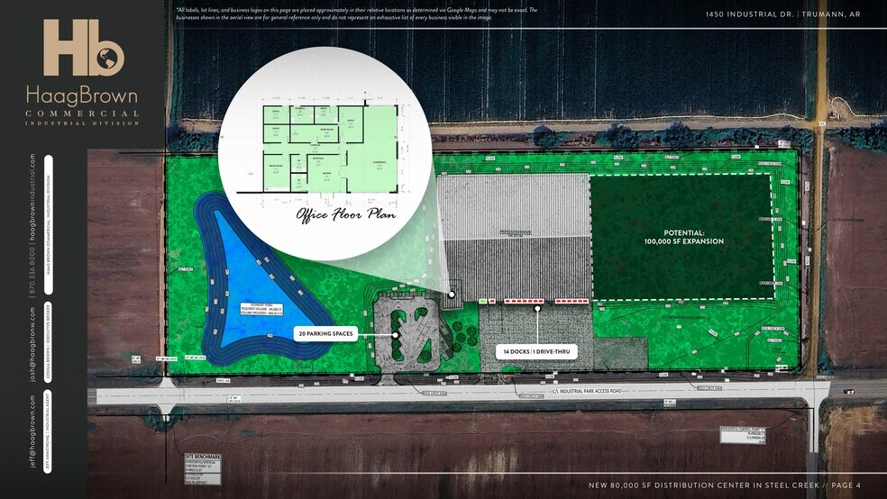 More Photos Of 1450 Industrial Dr, Trumann Distribution For Lease