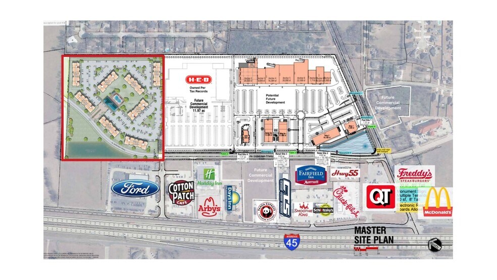 Primary Photo Of Sonoma Trail & SH-34 Ennis TX, Ennis Land For Sale