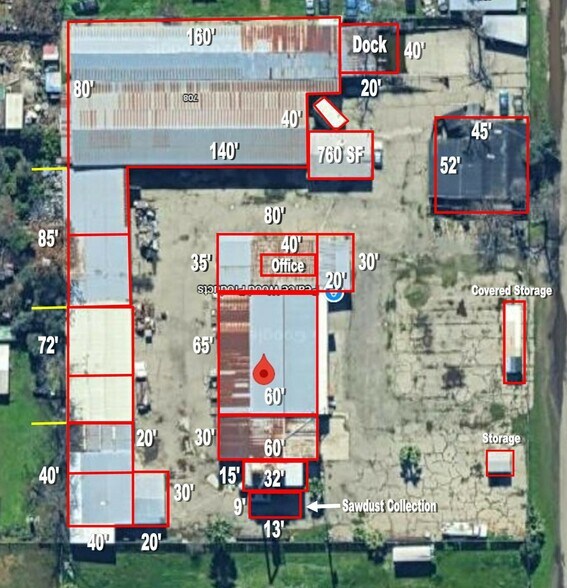 More Photos Of 708 N Pleasant Ave, Fresno Warehouse For Sale