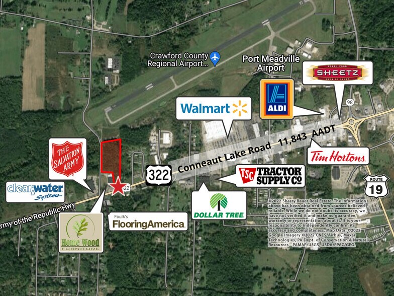 Primary Photo Of Cotton Rd & Conneaut Lake Rd, Meadville Land For Sale