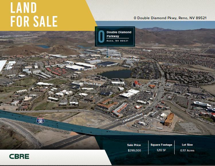 Primary Photo Of APN: 163-261-10 Double Diamond Pkwy, Reno Land For Sale