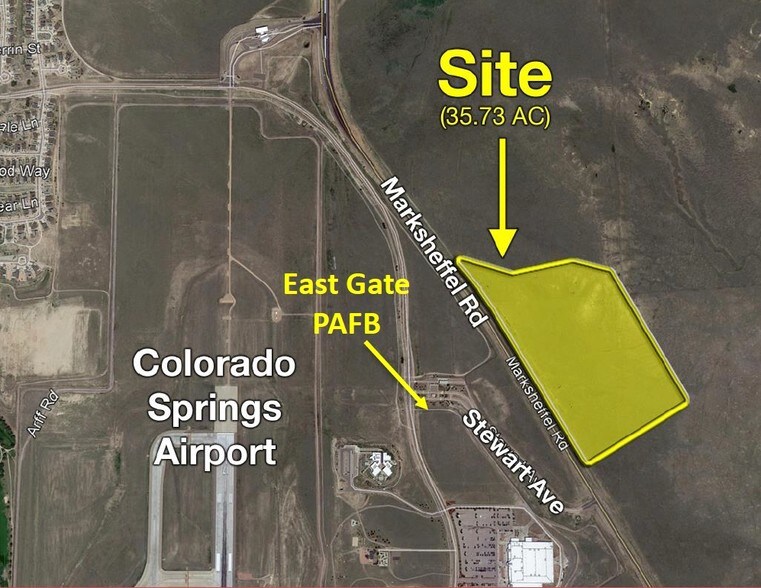 Primary Photo Of S Marksheffel Rd, Colorado Springs Land For Sale