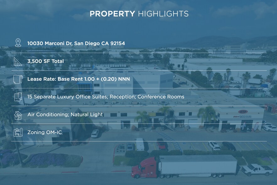 More Photos Of 10030 Marconi Dr, San Diego Distribution For Lease