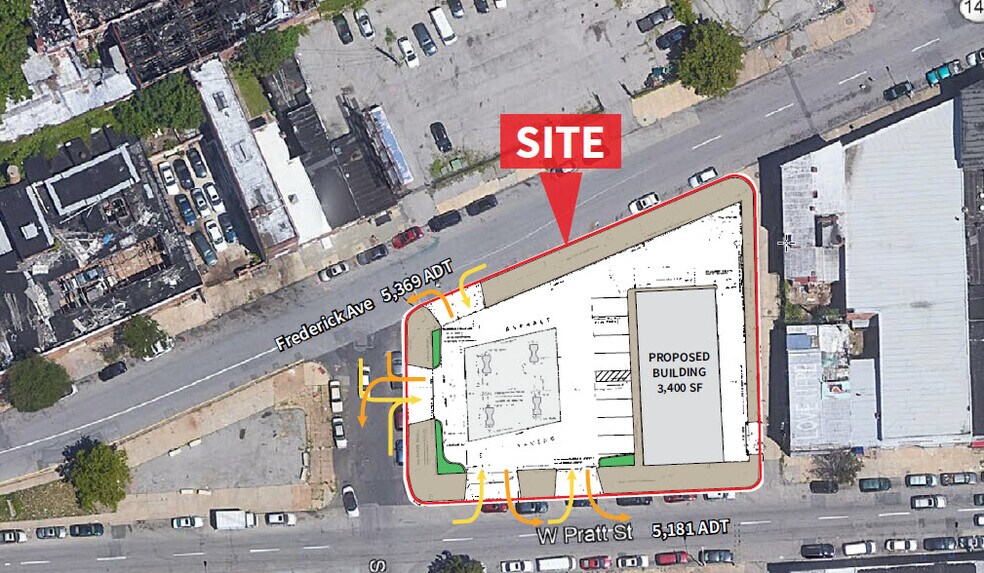 More Photos Of 2128 W Pratt St, Baltimore Land For Lease