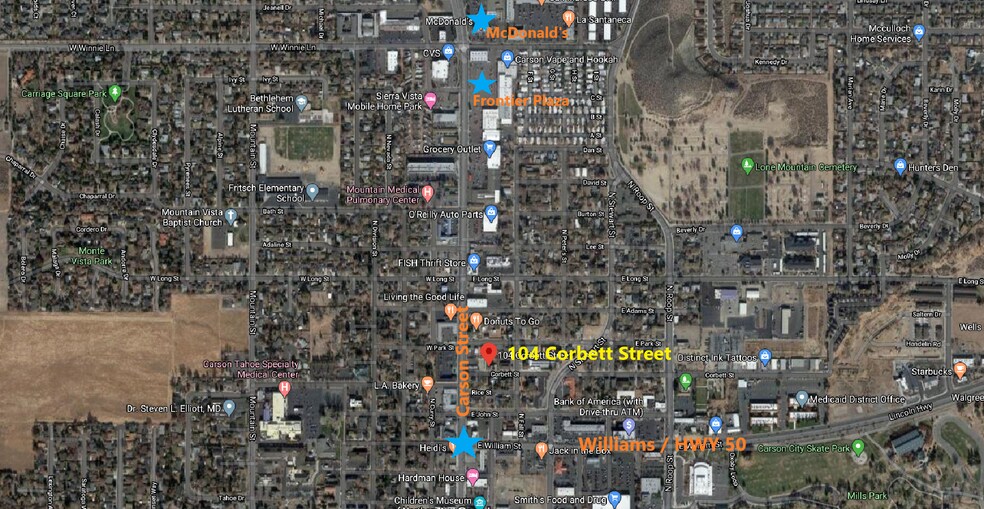 More Photos Of 104 Corbett St, Carson City Freestanding For Sale