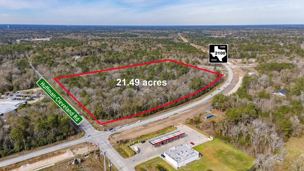 Primary Photo Of Fm 2100 & Huffman Cleveland Rd, Huffman Land For Sale