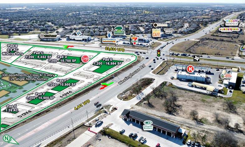 More Photos Of SE Corner Westinghouse Road and FM 1460, Georgetown Unknown For Lease