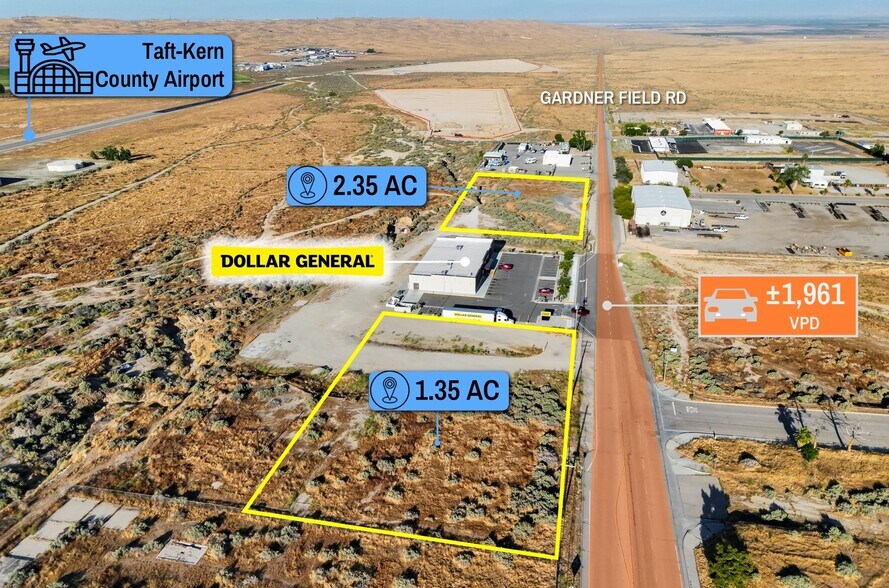 More Photos Of NEC HWY 119 & Gardner Field Rd, Taft Land For Sale