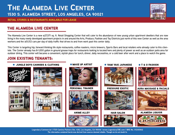 More Photos Of 1530 S Alameda St, Los Angeles General Retail For Lease