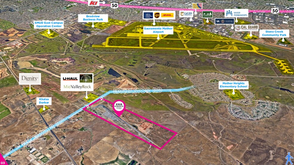 More Photos Of 5305 Excelsior Rd, Sacramento Land For Lease