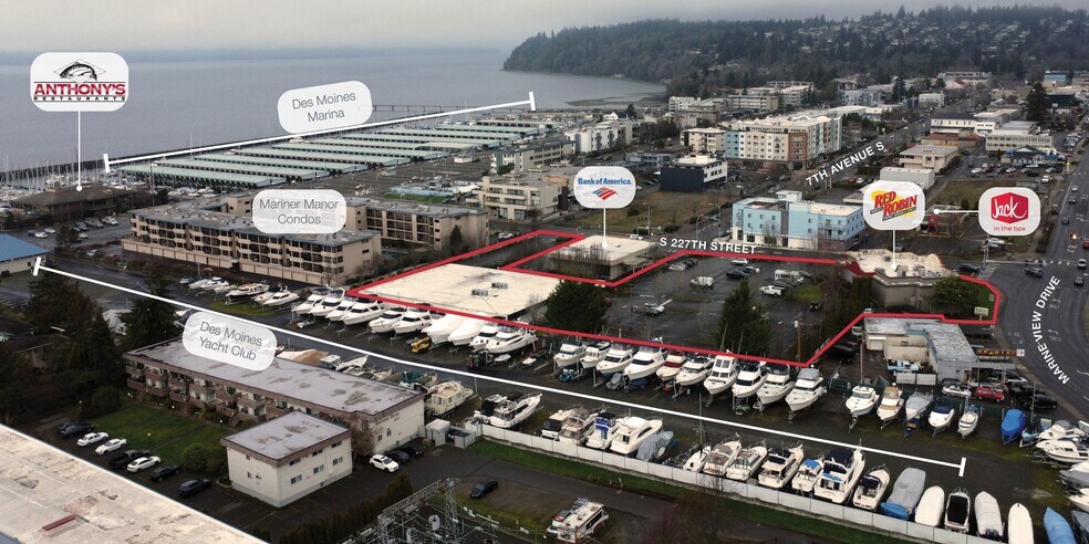 Primary Photo Of 22705 Marine View Dr S, Des Moines Restaurant For Sale