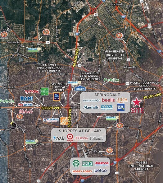 More Photos Of 1550 Government St, Mobile Land For Lease