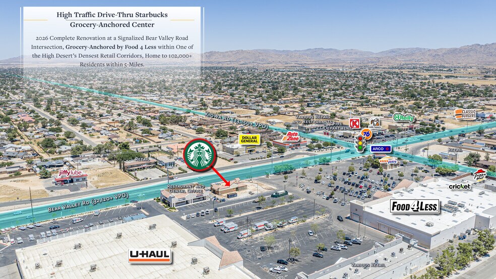 Primary Photo Of 20781 Bear Valley Rd, Apple Valley Fast Food For Sale