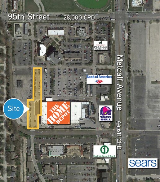 More Photos Of 9600 Metcalf, Overland Park Land For Lease