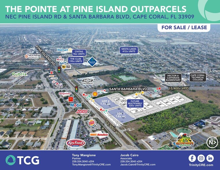 Primary Photo Of NEC Pine Island Rd and Santa Barbara blvd, Cape Coral Land For Sale