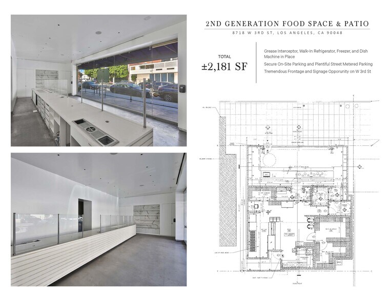 More Photos Of 8718 W 3rd St, Los Angeles Restaurant For Lease