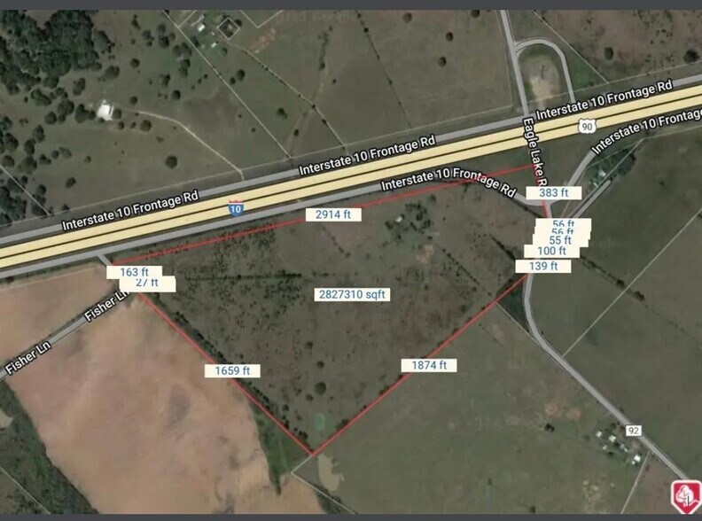 More Photos Of 6164 E I-10, Cat Spring Land For Sale