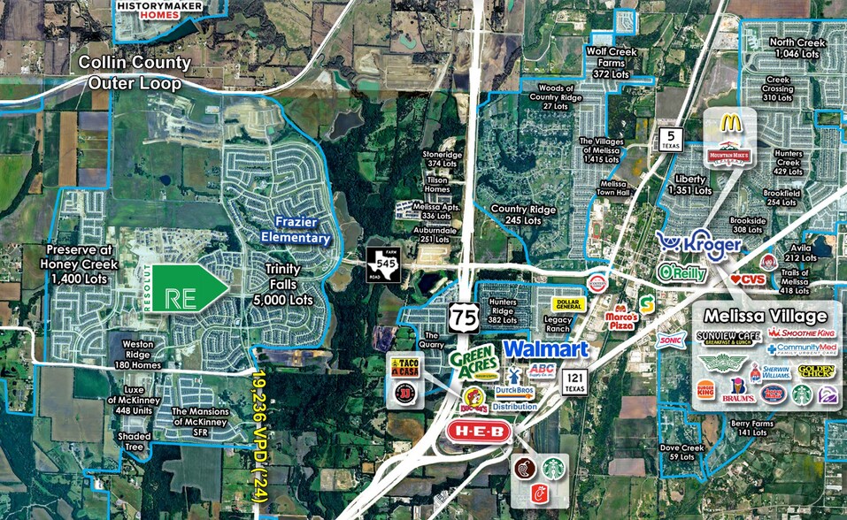 More Photos Of NWQ of Trinity Falls Pkwy & Olympic Crossing, McKinney Freestanding For Lease