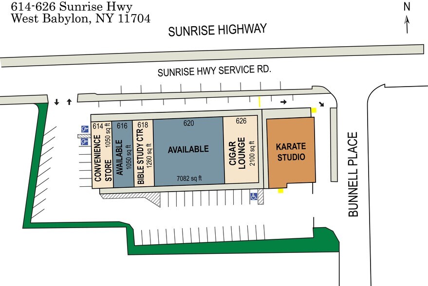 More Photos Of 614-626 Sunrise Hwy, West Babylon Unknown For Lease