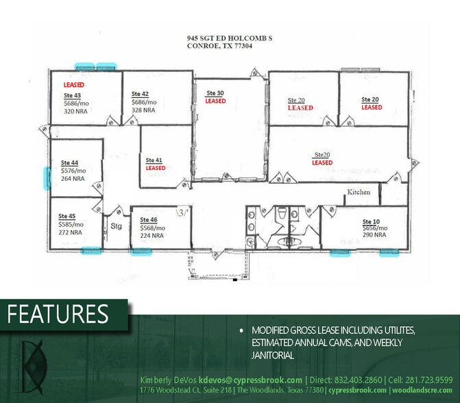 More Photos Of 945 Sgt. Ed Holcombe Blvd S, Conroe Office For Lease