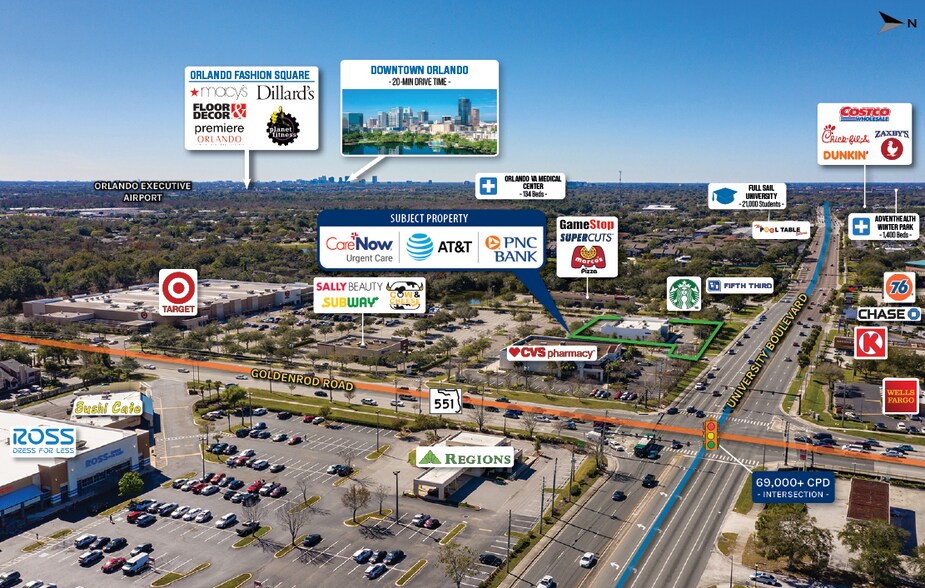 More Photos Of 7460 University, Winter Park General Retail For Sale