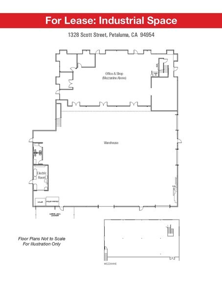 More Photos Of 1328 Scott St, Petaluma Warehouse For Lease