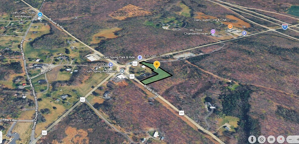 More Photos Of Lot 95 Broad Street Rd @ Cross County Rd, Gum Spring Land For Sale