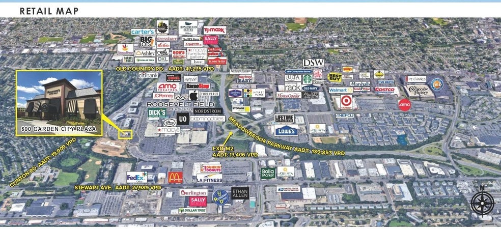 More Photos Of 600 Garden City Plz, Garden City Restaurant For Lease