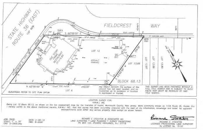 More Photos Of 1104 Highway 36, Hazlet Restaurant For Sale