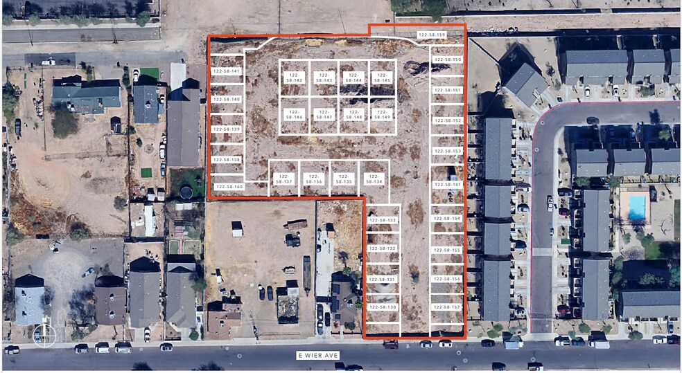 More Photos Of 2854 E Wier Ave, Phoenix Land For Sale