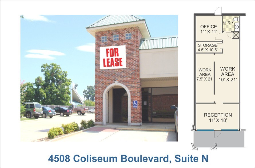 More Photos Of 4508 Coliseum Blvd, Alexandria General Retail For Lease