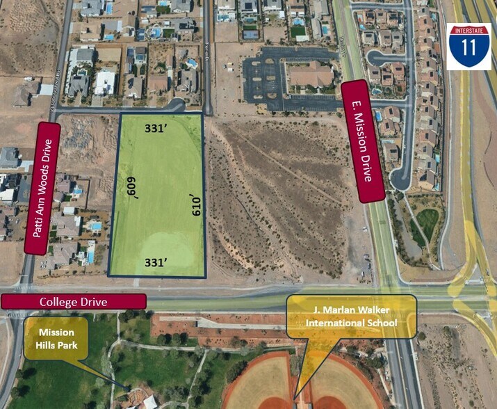 More Photos Of College Drive and Mission, Henderson Land For Sale