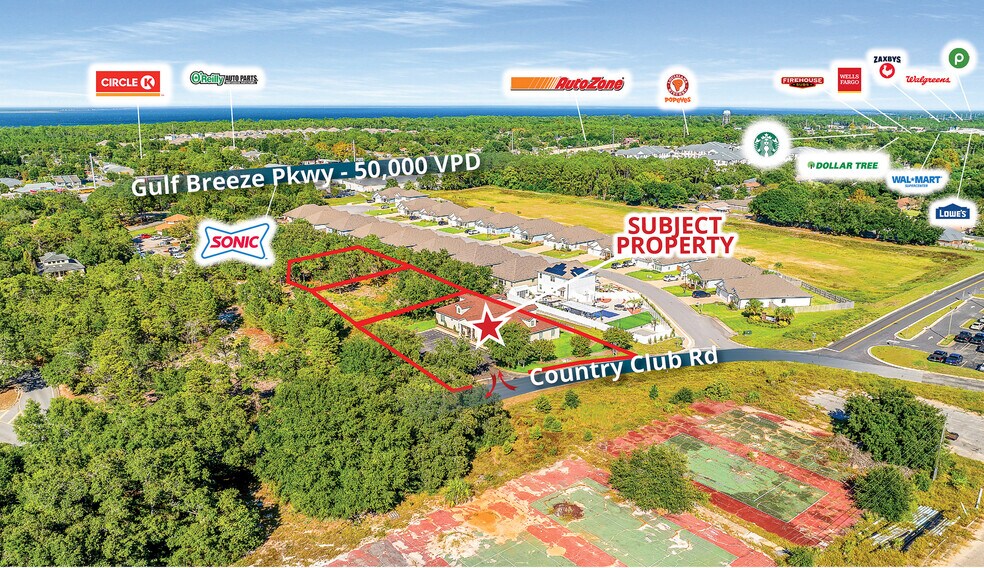 More Photos Of 1288 Country Club Rd, Gulf Breeze Office Residential For Sale