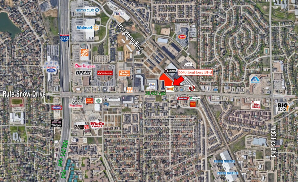 More Photos Of 6640 Iron Horse Blvd, North Richland Hills Land For Sale