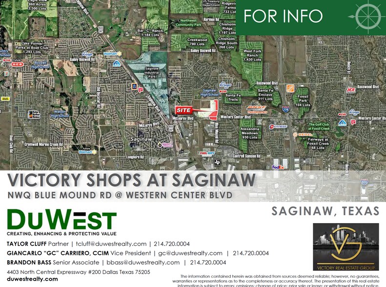 Primary Photo Of NWQ Blue Mound Rd @ Western Center Blvd, Saginaw Land For Sale