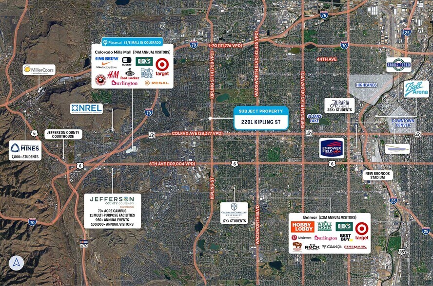 More Photos Of 2201 Kipling St, Lakewood Office For Sale